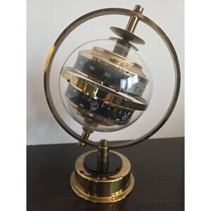 Circa 1970 Huger Sputnik Weather Station Thermometer Borometer Hydrometer